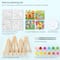 Arteza® Kids Canvas Paint Kit, 4 Mini Canvas- 3 x 3 with Easel, Nature